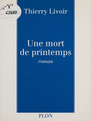 cover image of Une mort de printemps